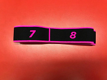 Эспандер-лента Super Dancer 662338 черно-розовый