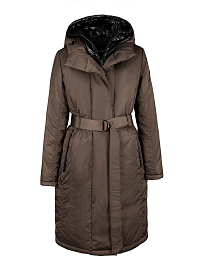 Пуховик женский UNIQA 121024 (коричневый)